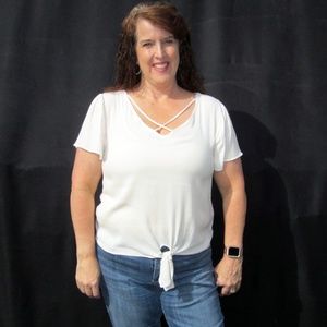 Criss cross top